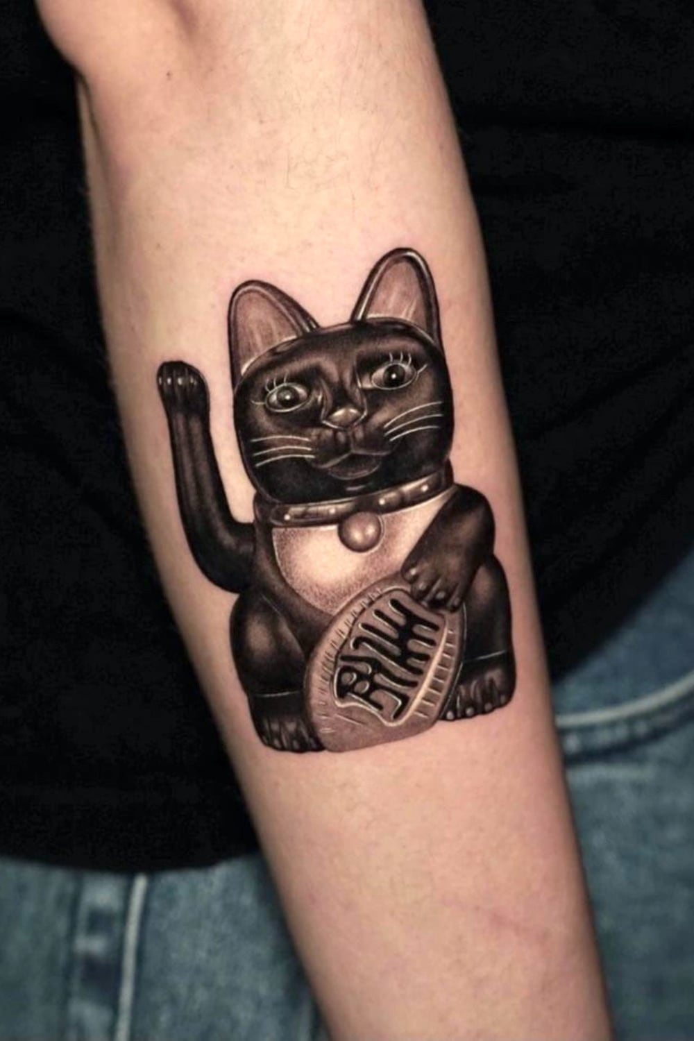 Lucky Cat Tattoo Ideas