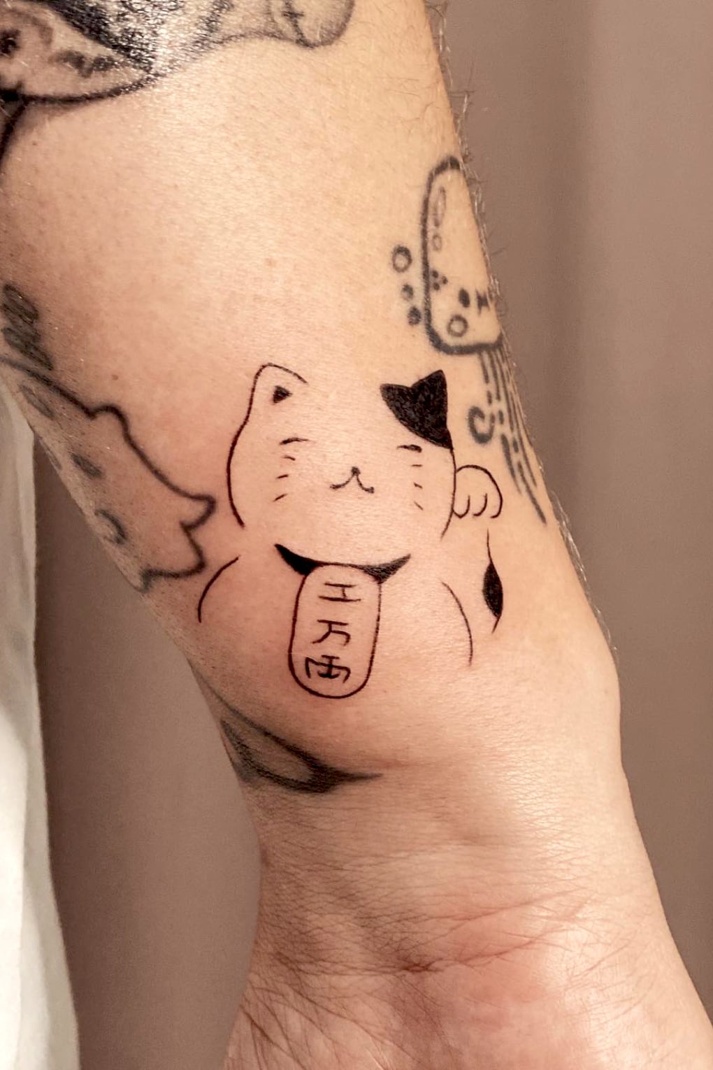 Lucky Cat Tattoo Ideas