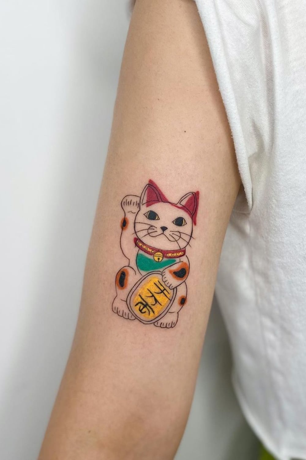 Lucky Cat Tattoo Ideas