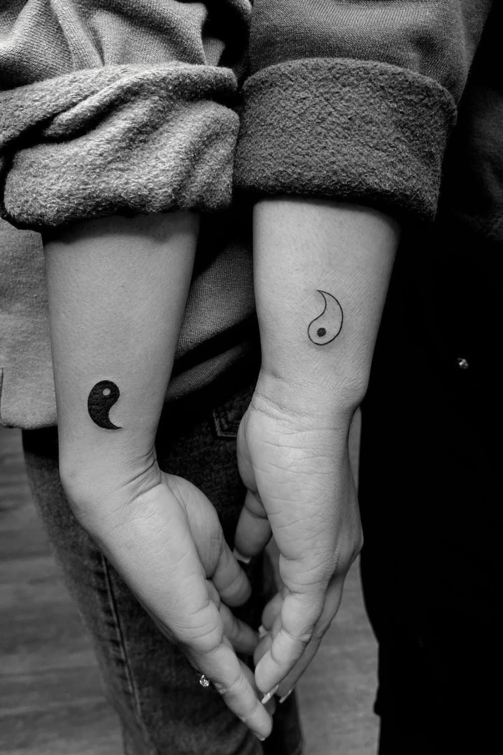 Yin Yang Matching Tattoo