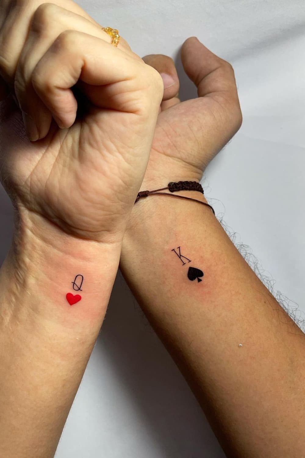 King and Queen Matching Tattoo