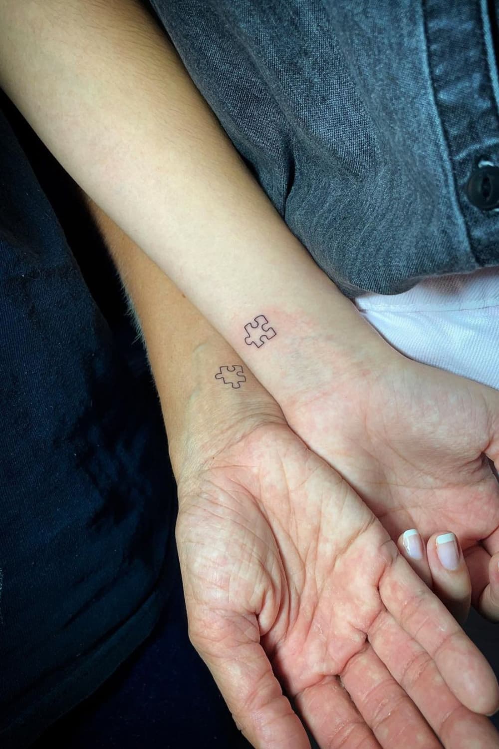 Puzzle Matching Tattoo