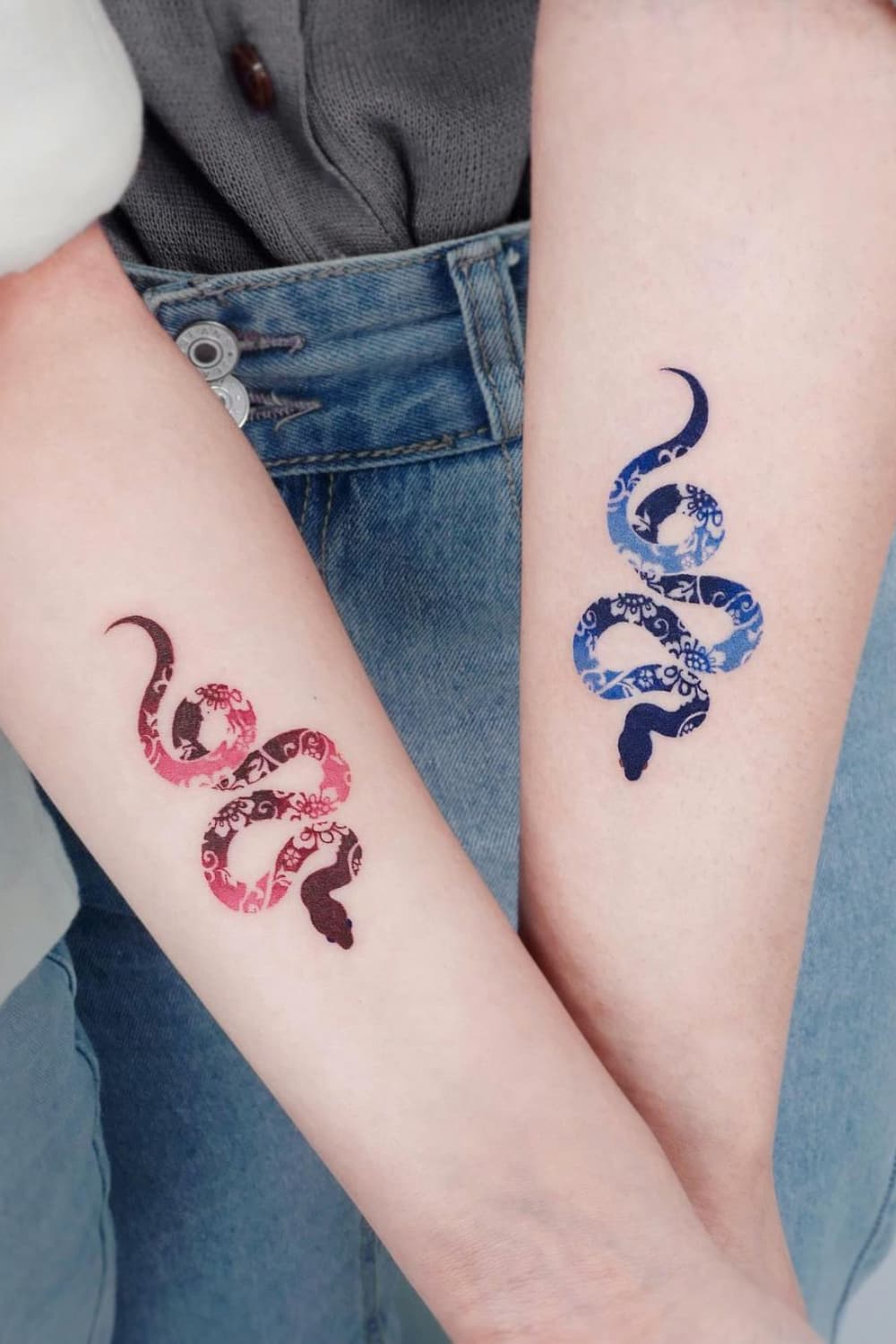 Snake Matching Tattoo