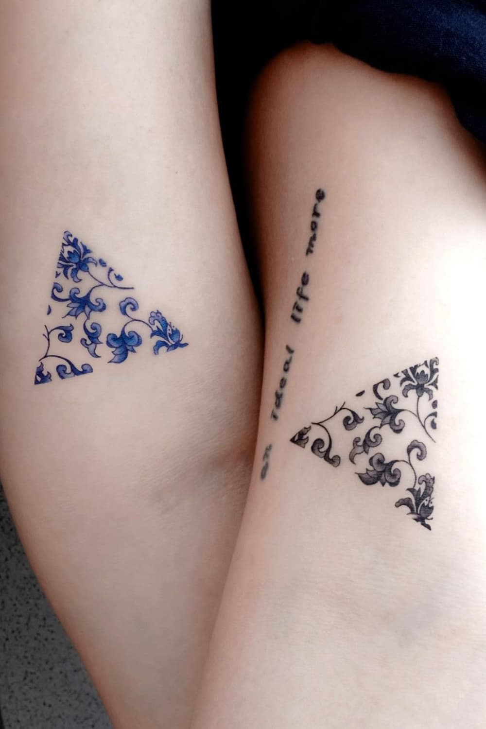 Triangle Matching Tattoo