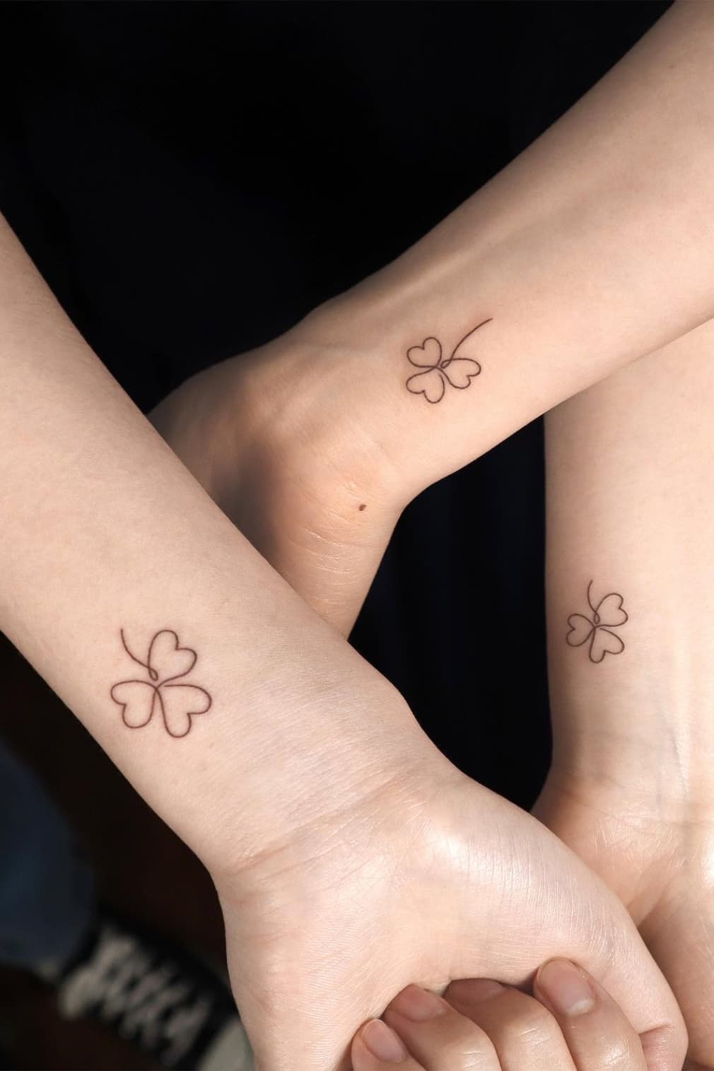 Clover Matching Tattoo