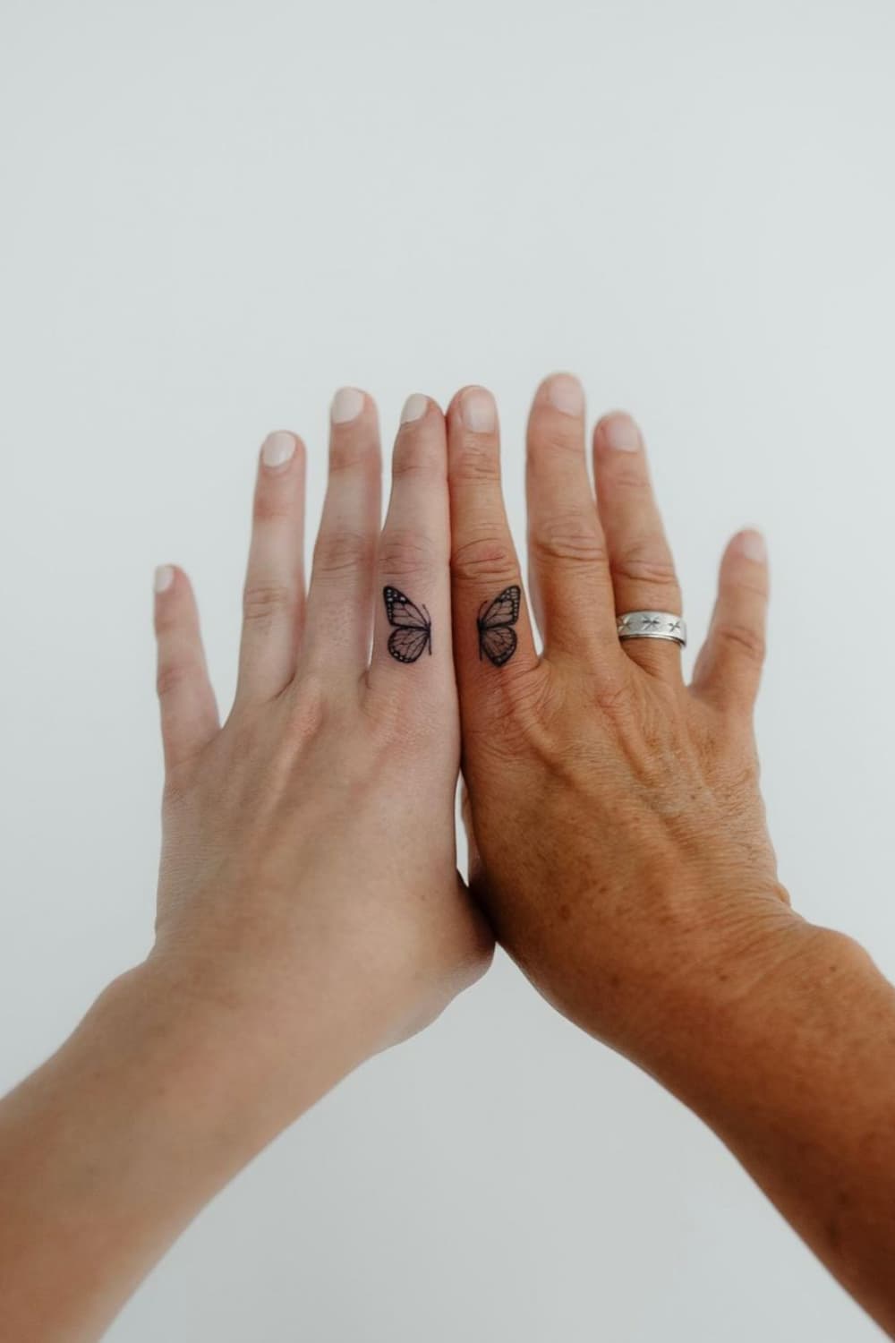 Finger Matching Tattoo