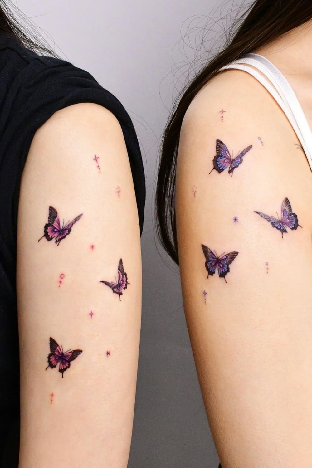 Butterfly Matching Tattoo