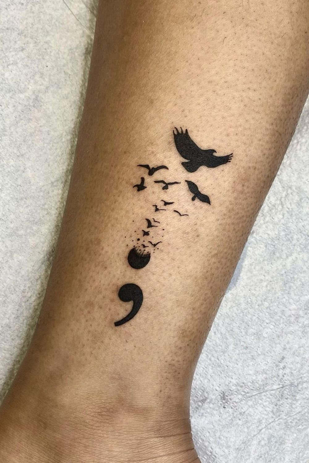 Semicolon Tattoo