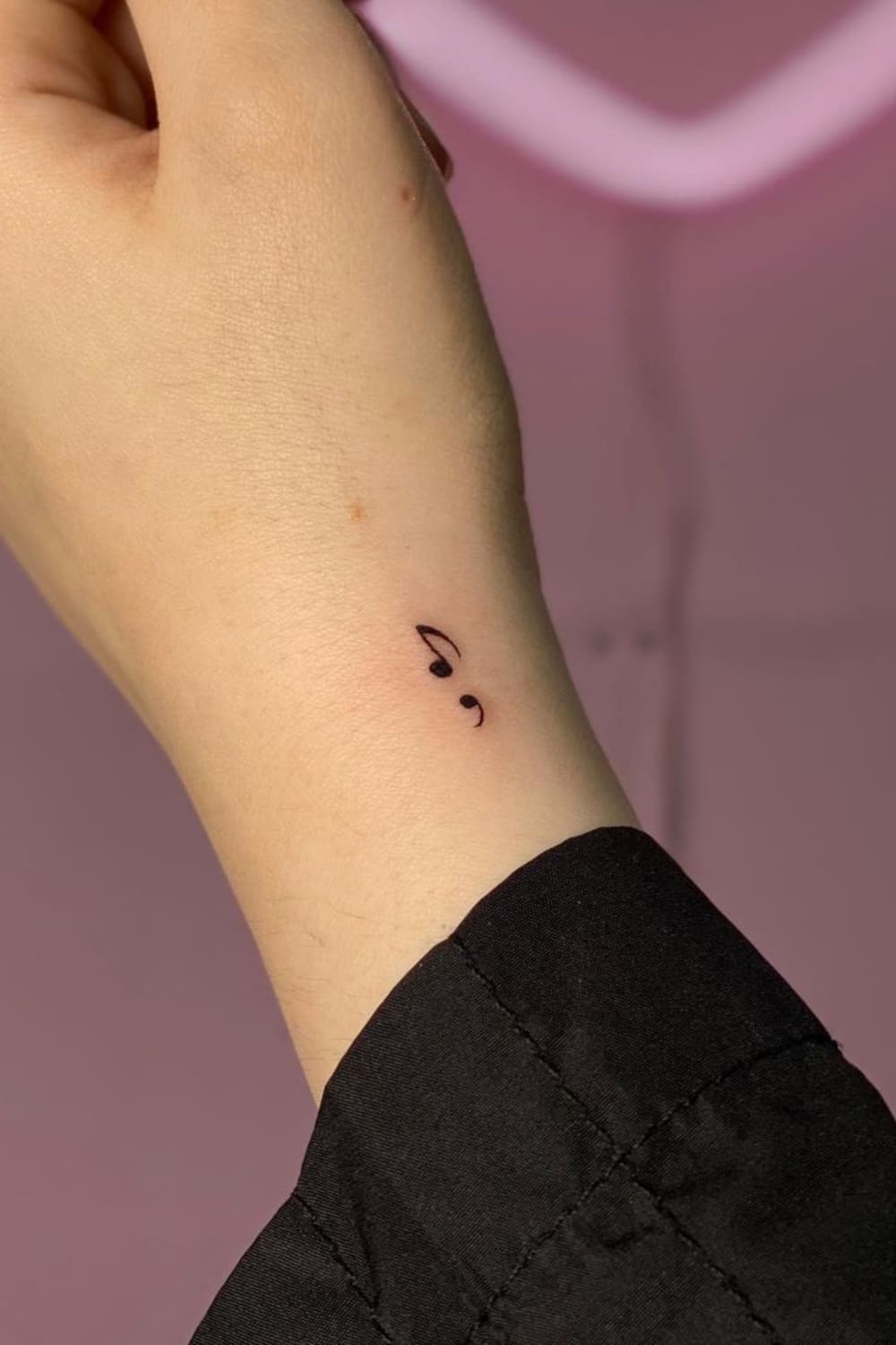 Semicolon Tattoo