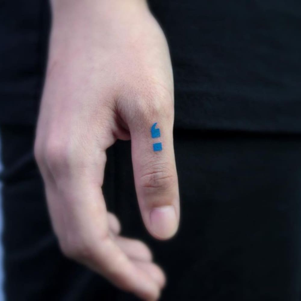 Semicolon Tattoo