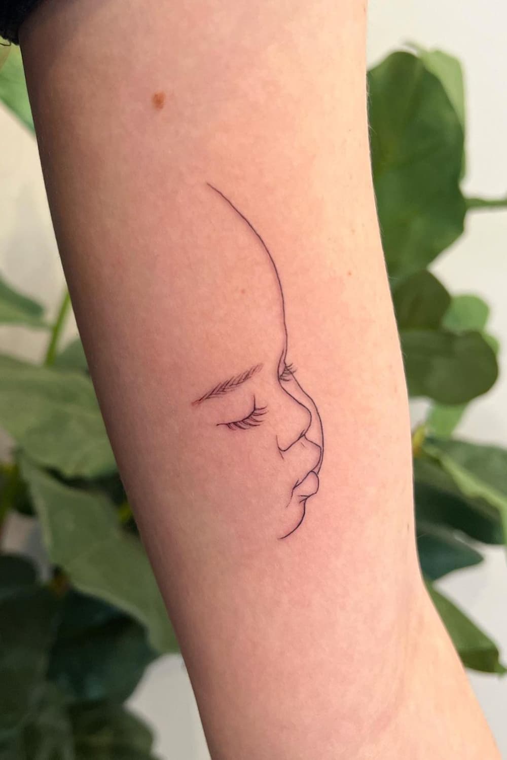 Baby Silhouette Tattoo