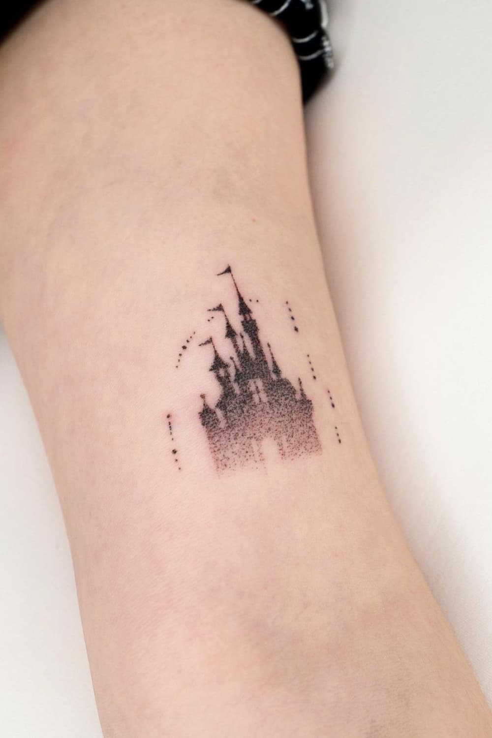 Disney Castle Silhouette Tattoo