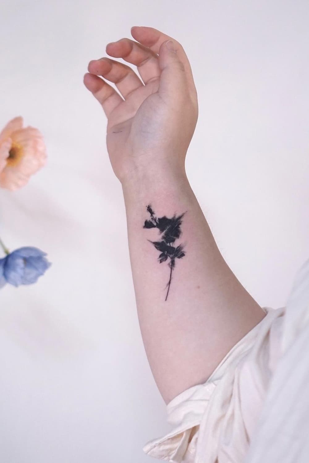 Abstract Silhouette Tattoo