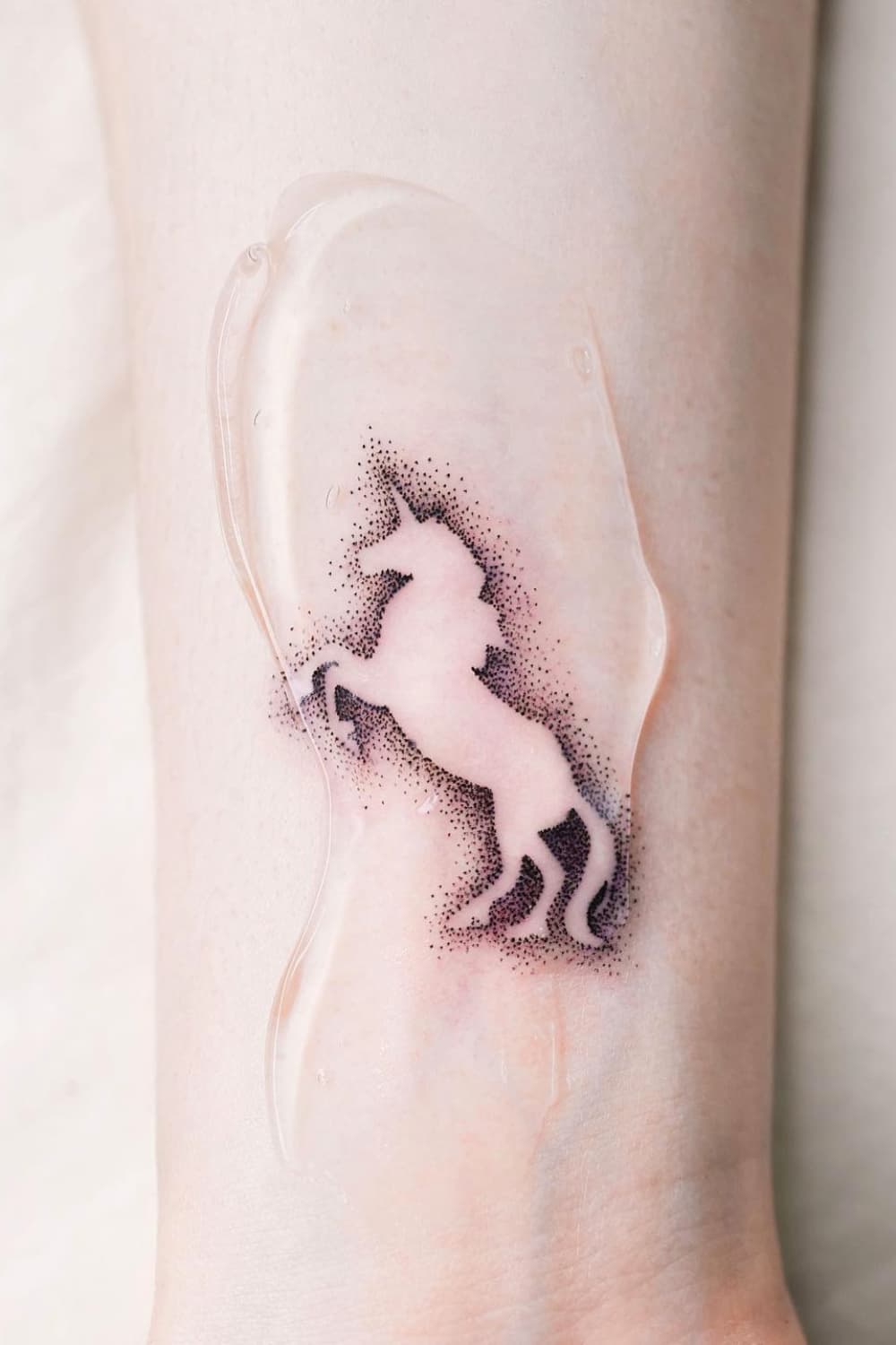 Unicorn Silhouette Tattoo