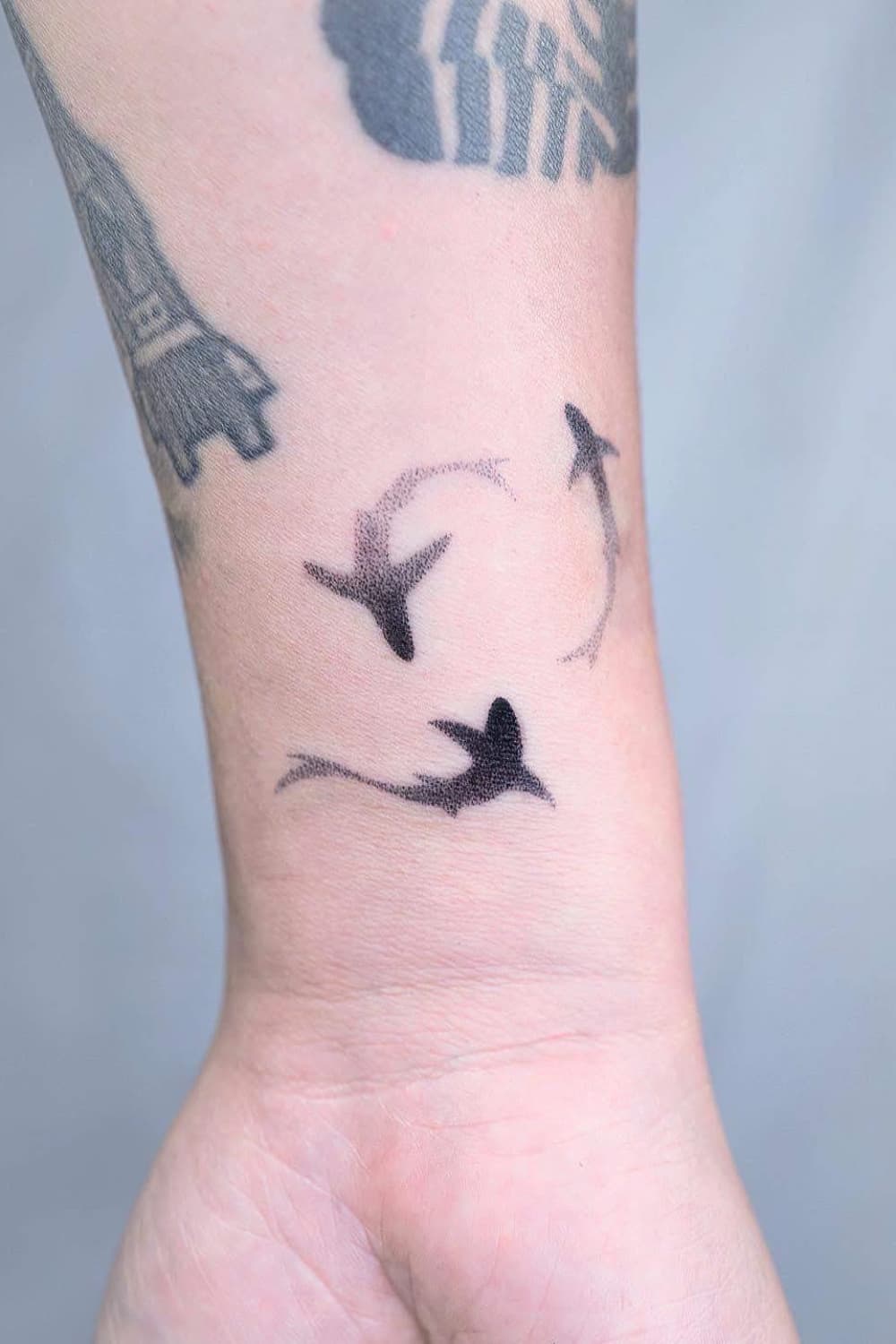 Shark Silhouette Tattoo