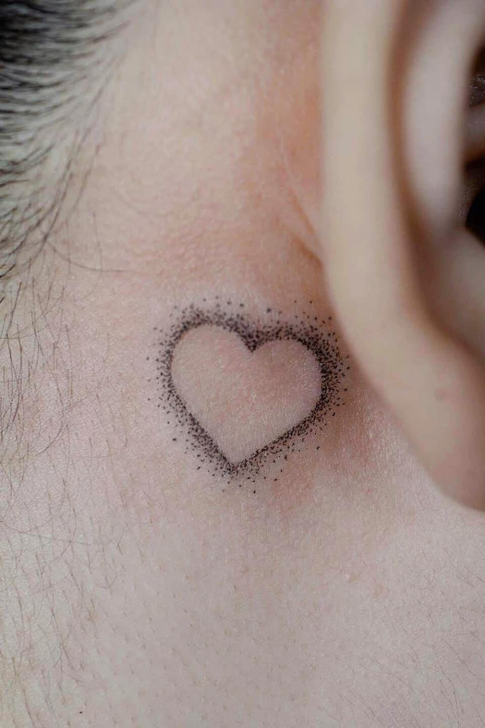 Heart Silhouette Tattoo