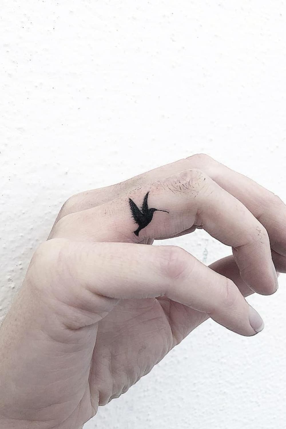 Hummingbird Silhouette Tattoo