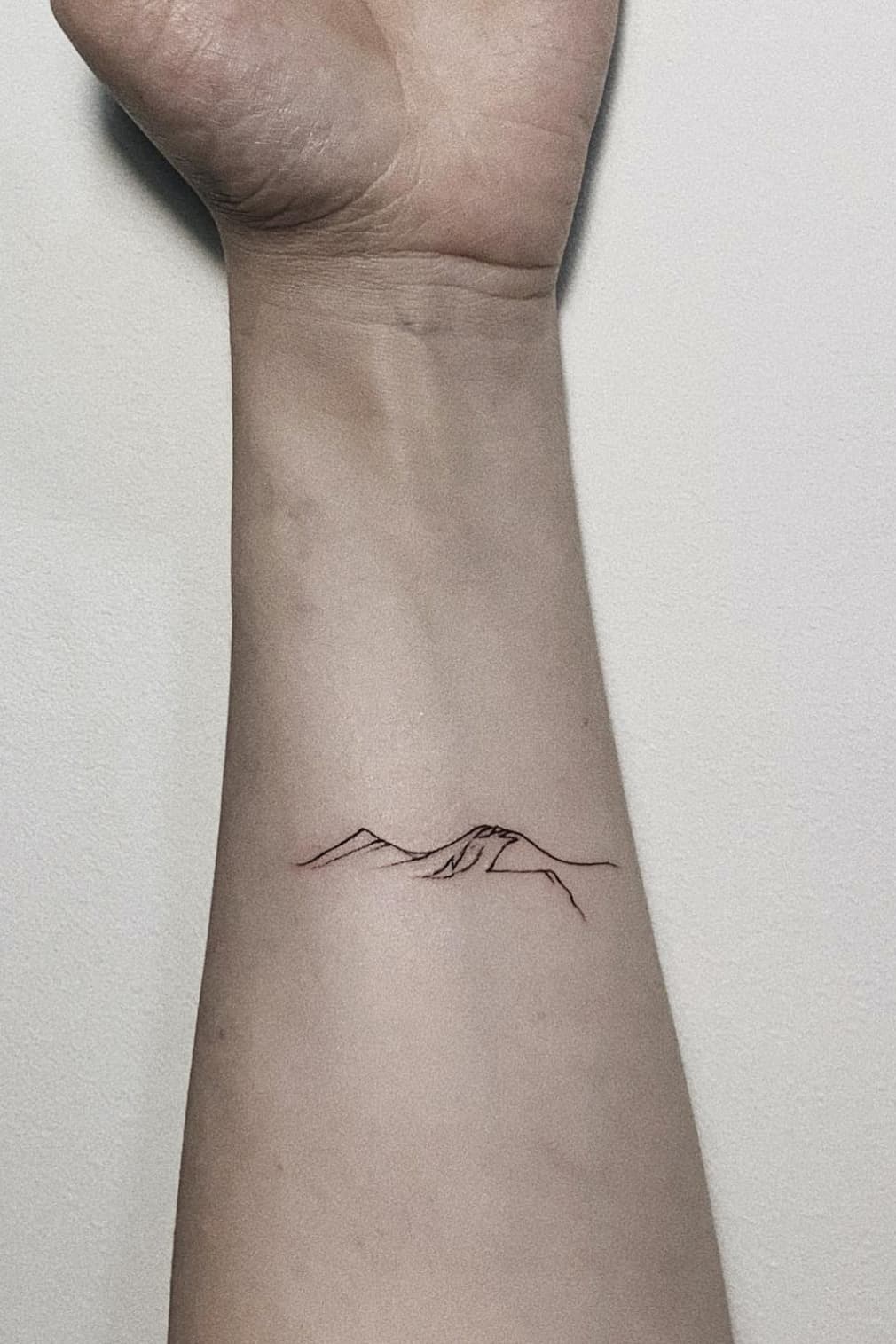 Mountain Silhouette Tattoo