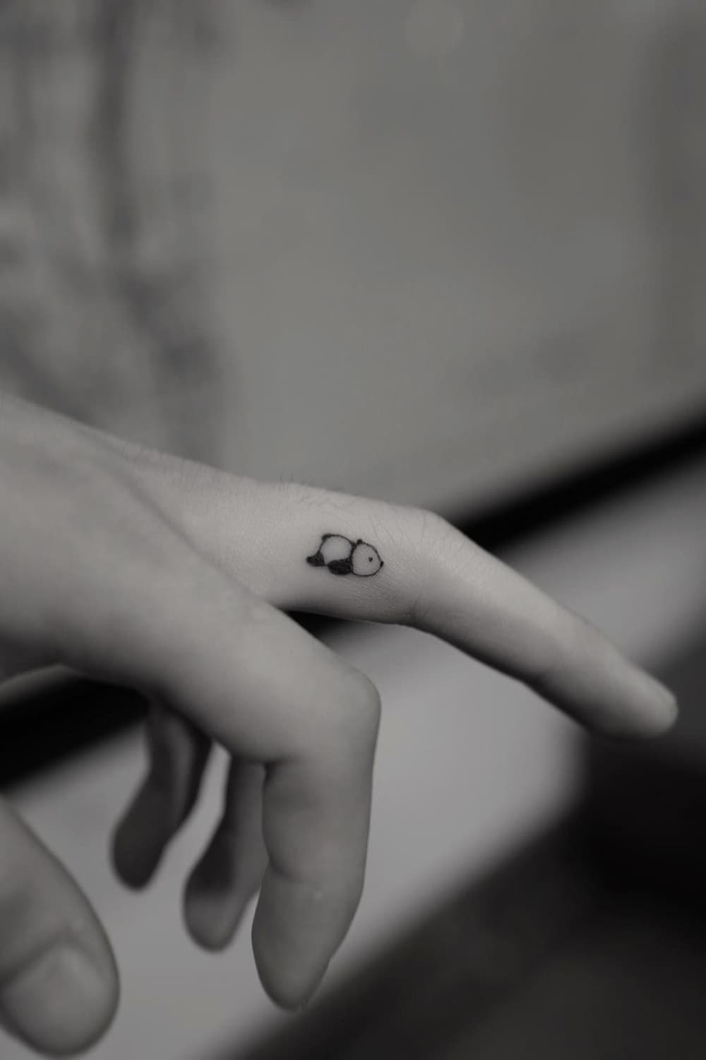 Tiny Panda Tattoo