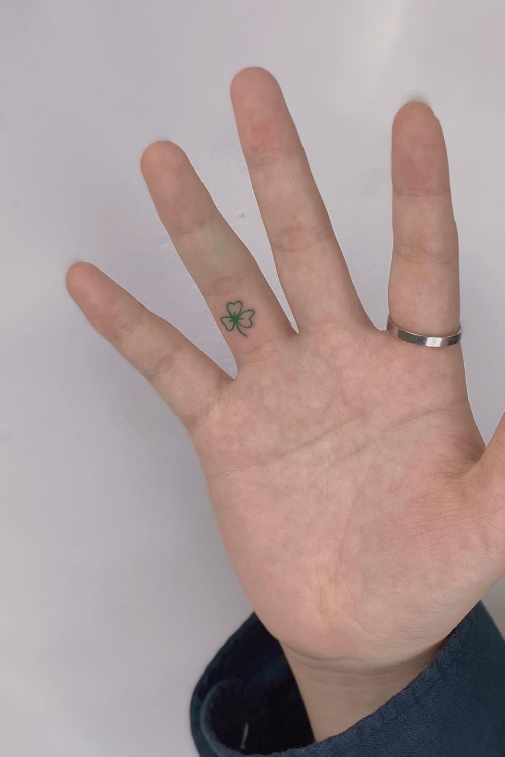 Tiny Clover Tattoo