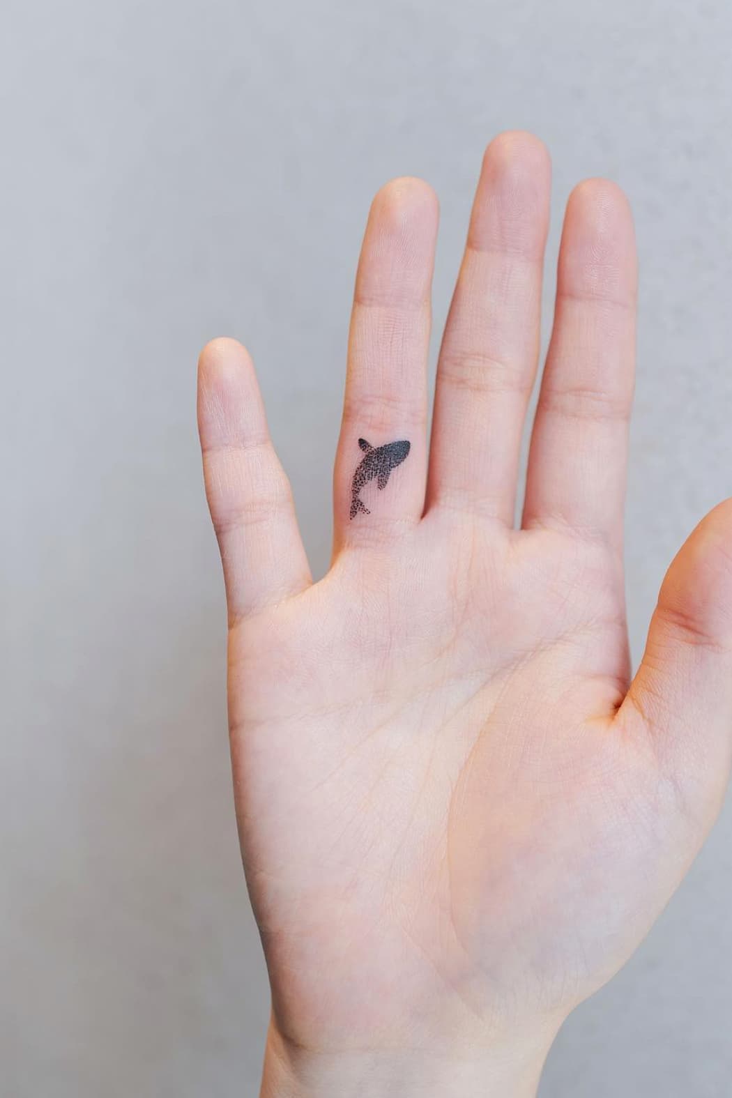 Small Whale tattoo