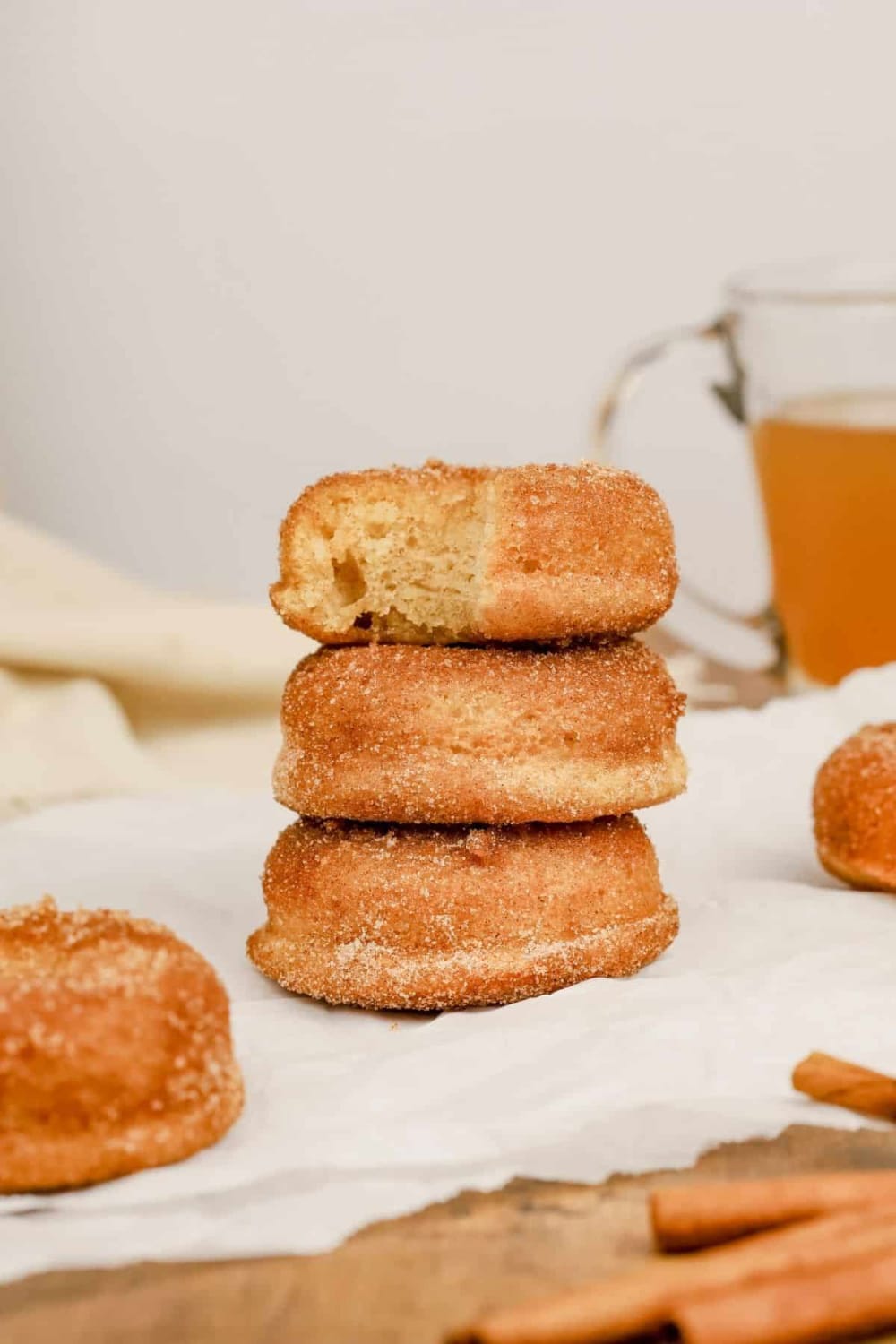 Baked Apple Cinnamon Donuts Gluten Free