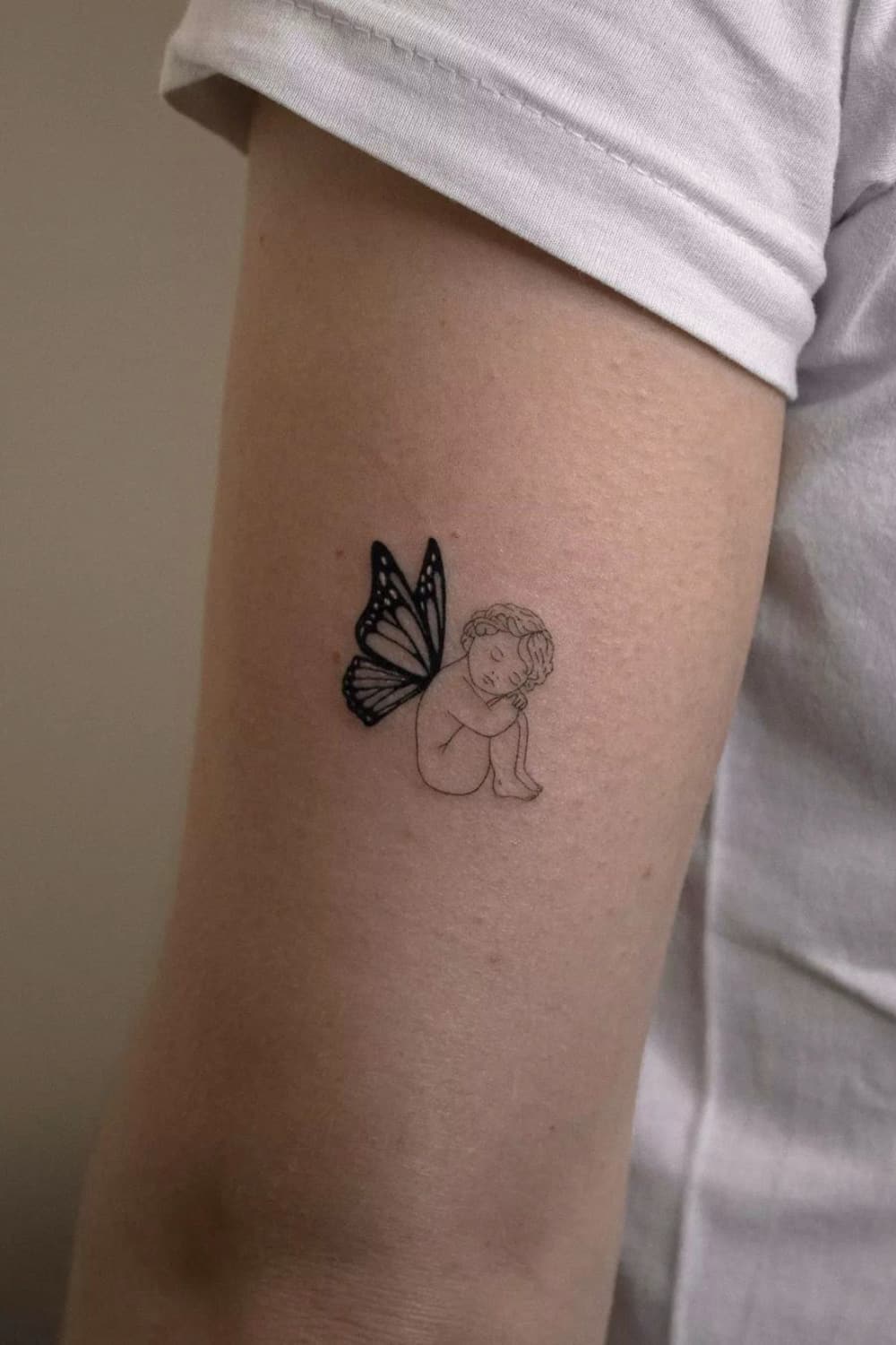 Butterfly Angel Tattoo