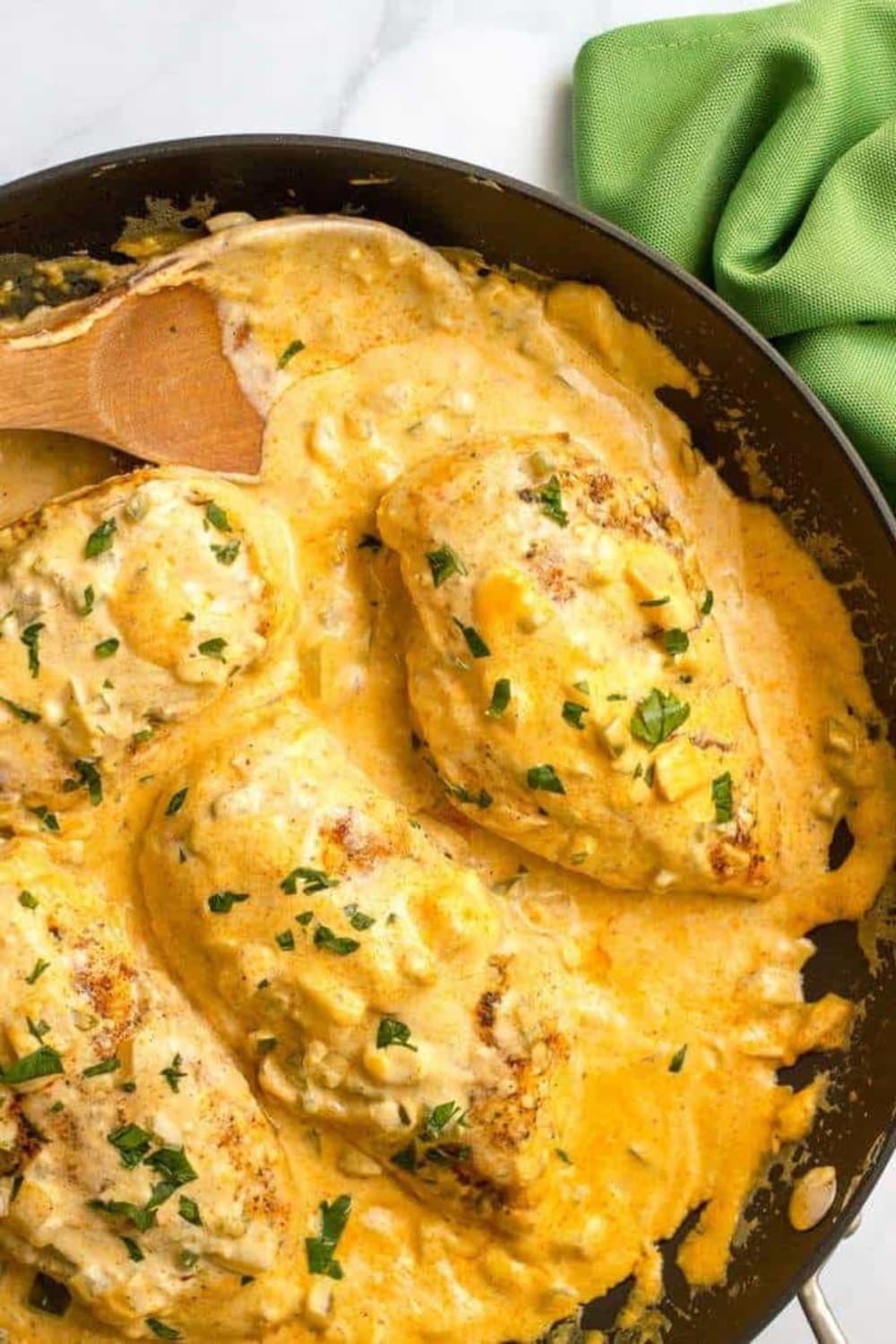 Chicken Breasts With Jalapeño Cheese Sauce