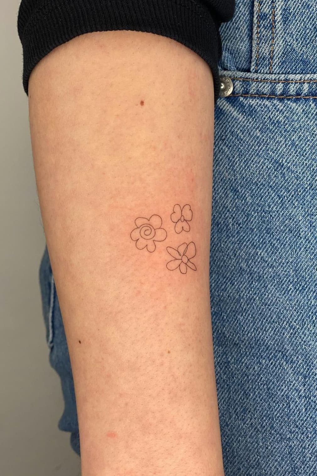 Cute Flower Tattoo