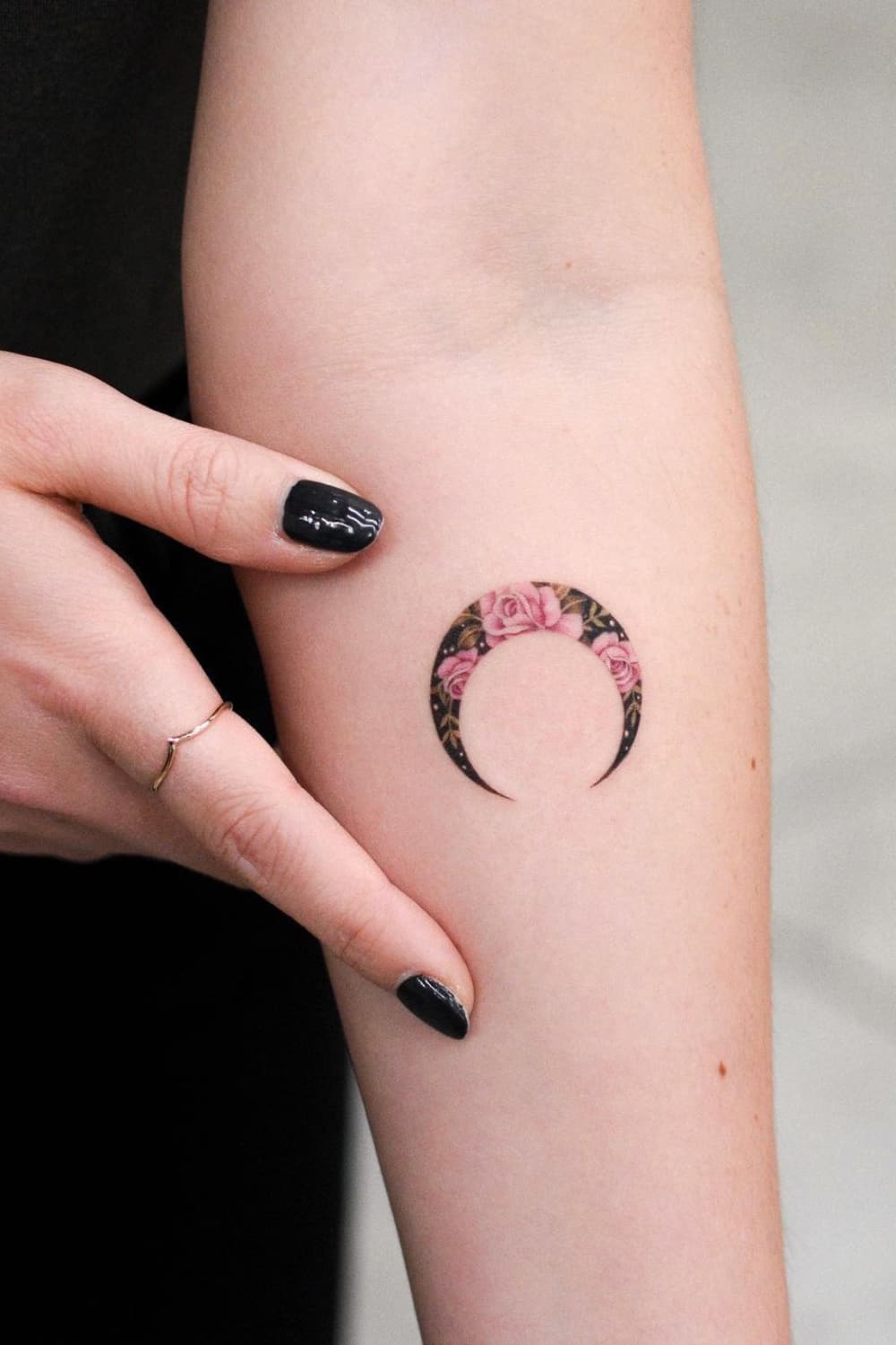 Flower Moon Tattoo