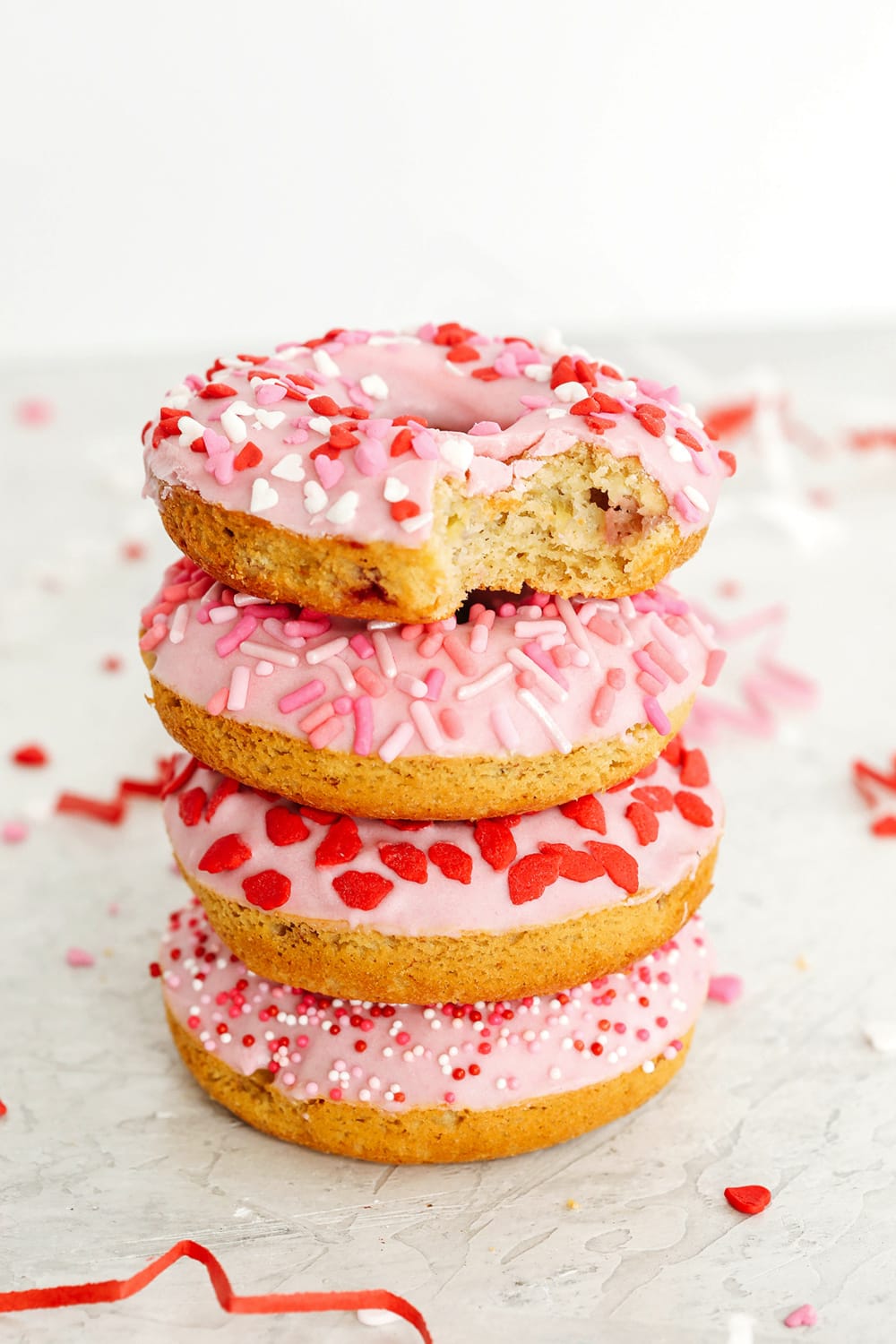 Gluten-Free Strawberry Banana Donuts