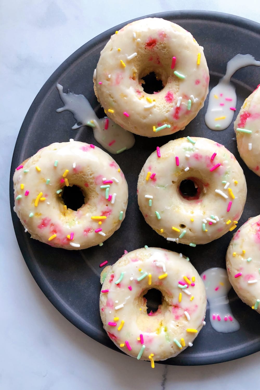 Gluten-Free Birthday Cake Donuts