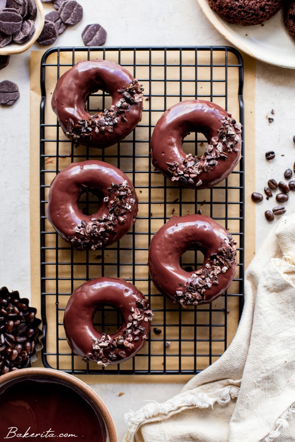 Gluten-Free Chocolate Coffee Donuts