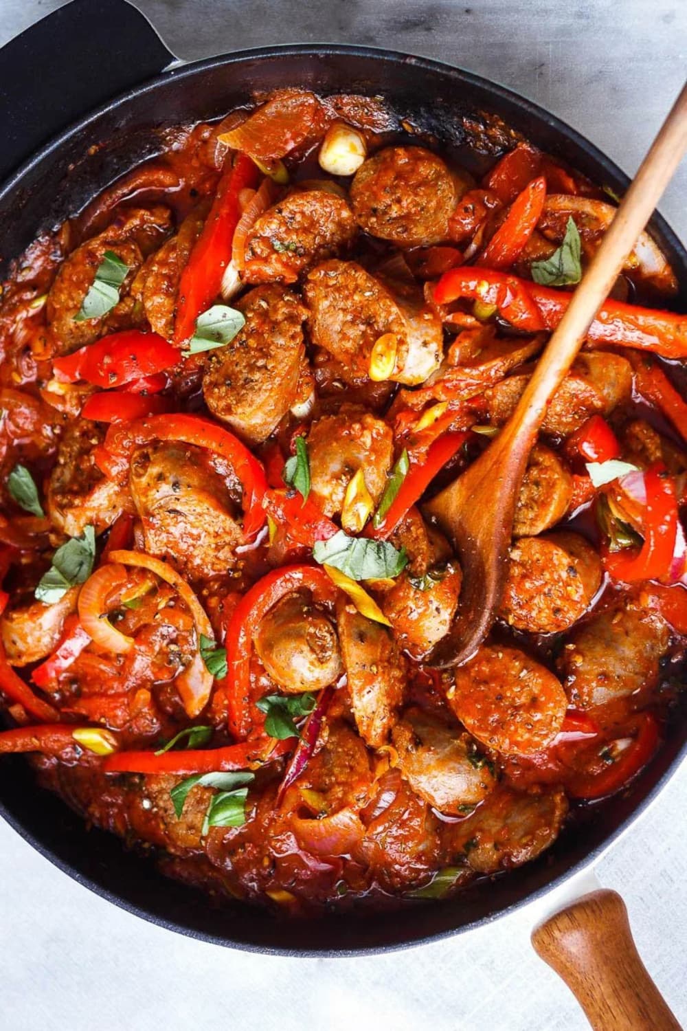 Italian Sausage and Peppers Skillet