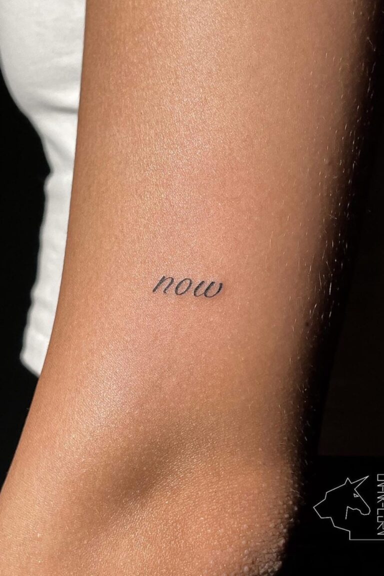 50 Amazing One Word Tattoo Ideas