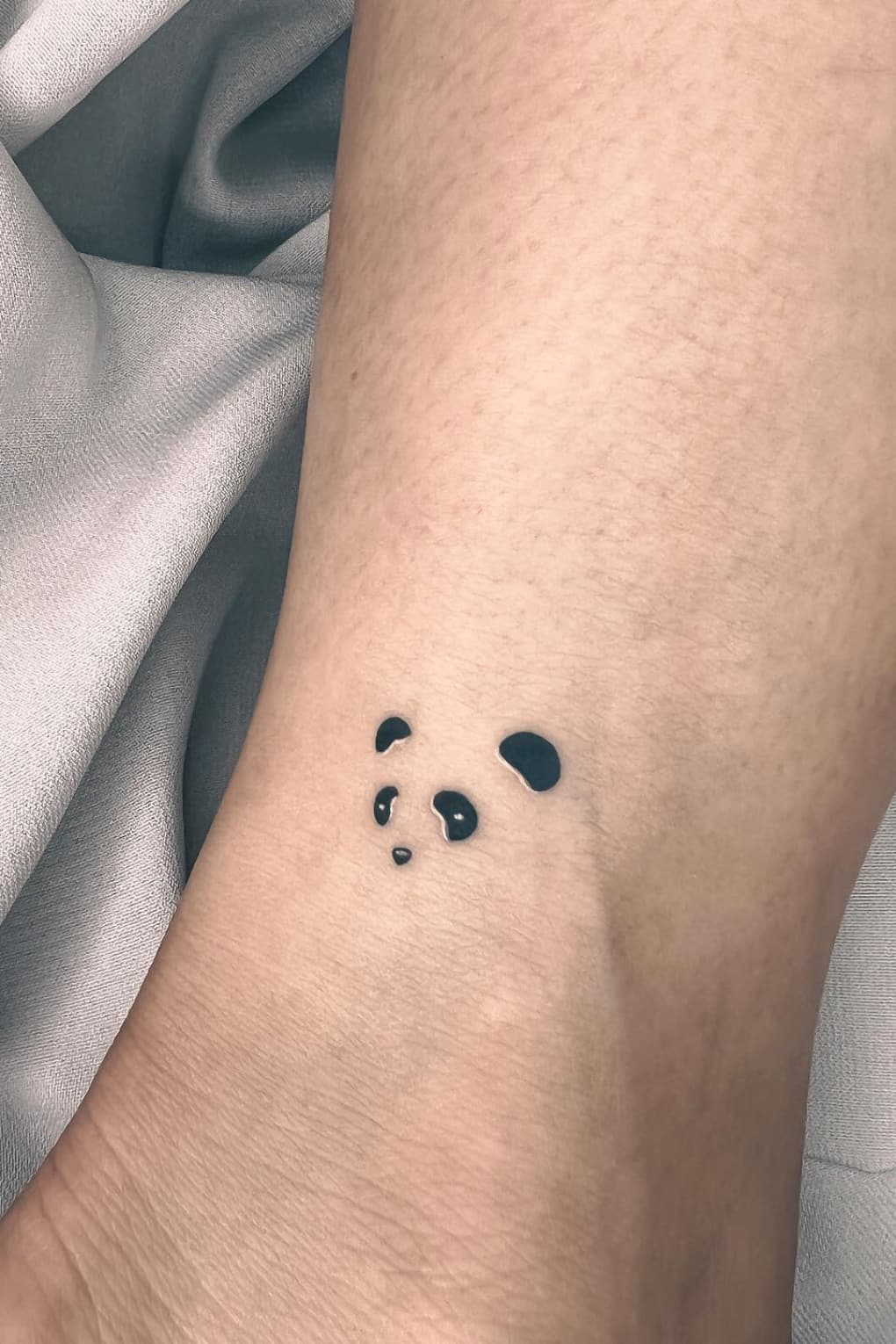 Panda Face Tattoo