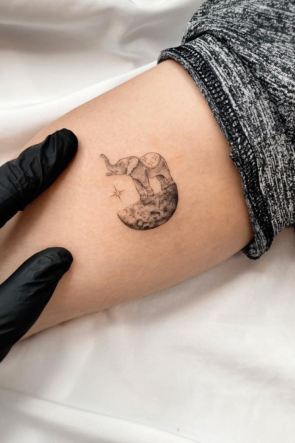 Small Elephant Tattoo