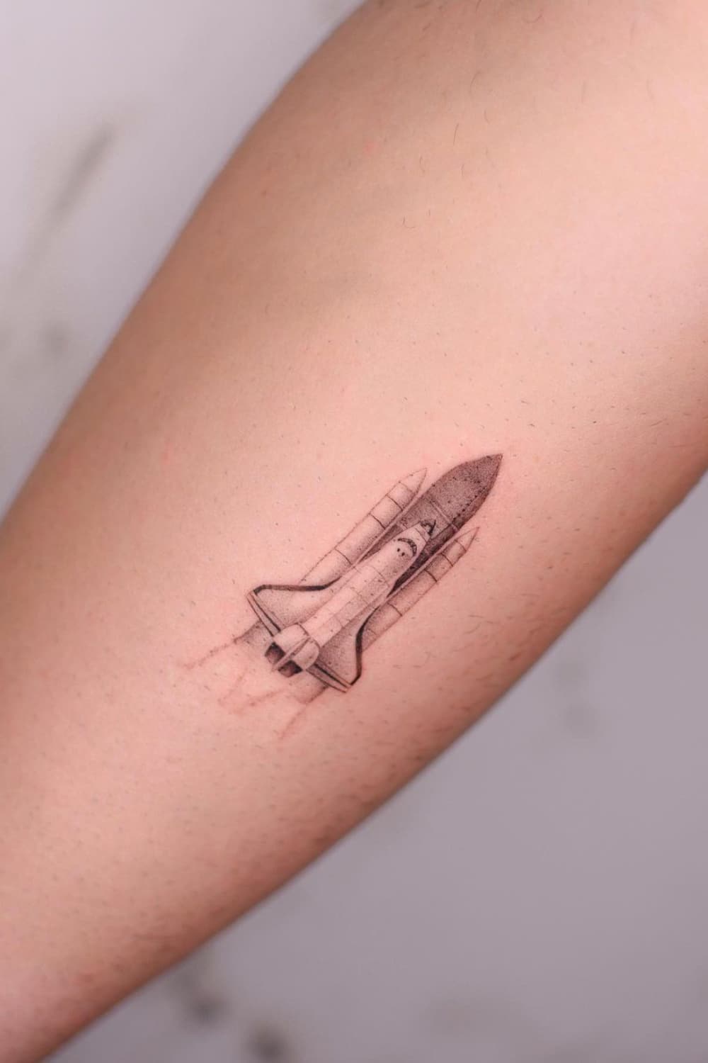 Space Plane Tattoo