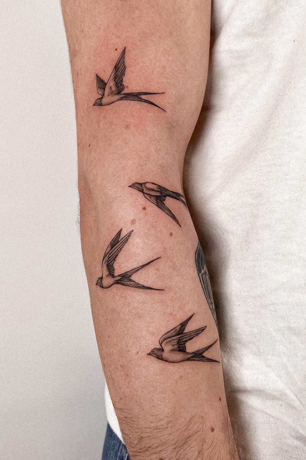 Swallow Tattoo For Family