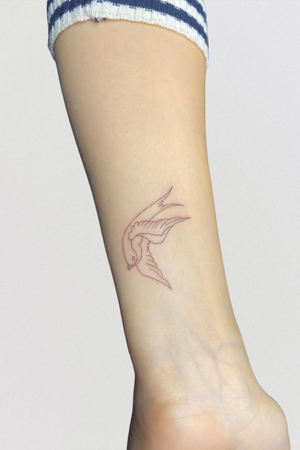 Swallow Tattoo on the Wrist