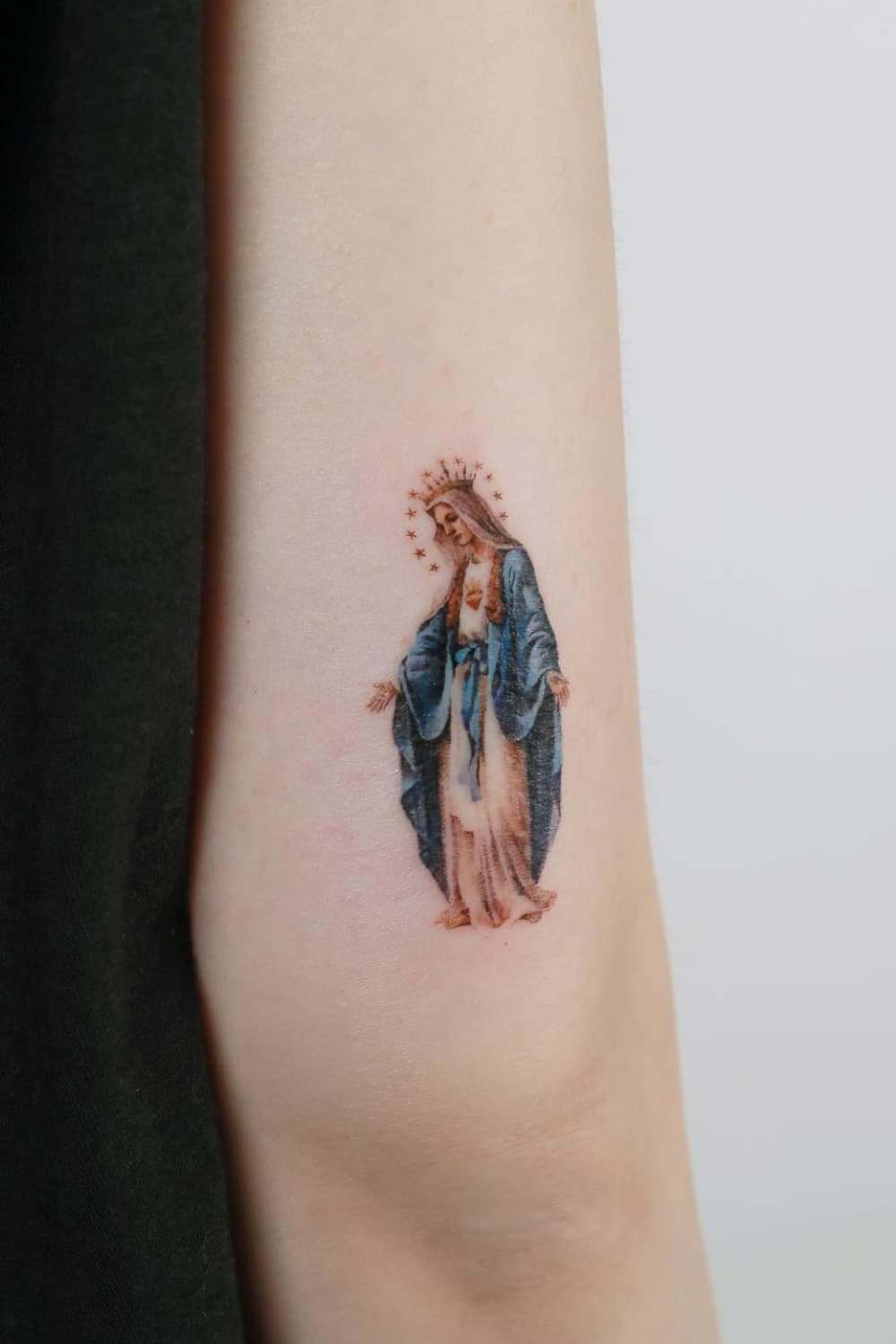 Virgin Mary Tattoo