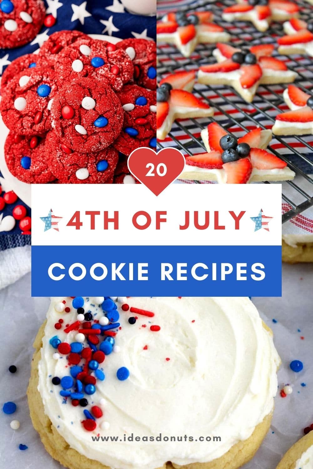 20+ recettes de biscuits du 4 juillet