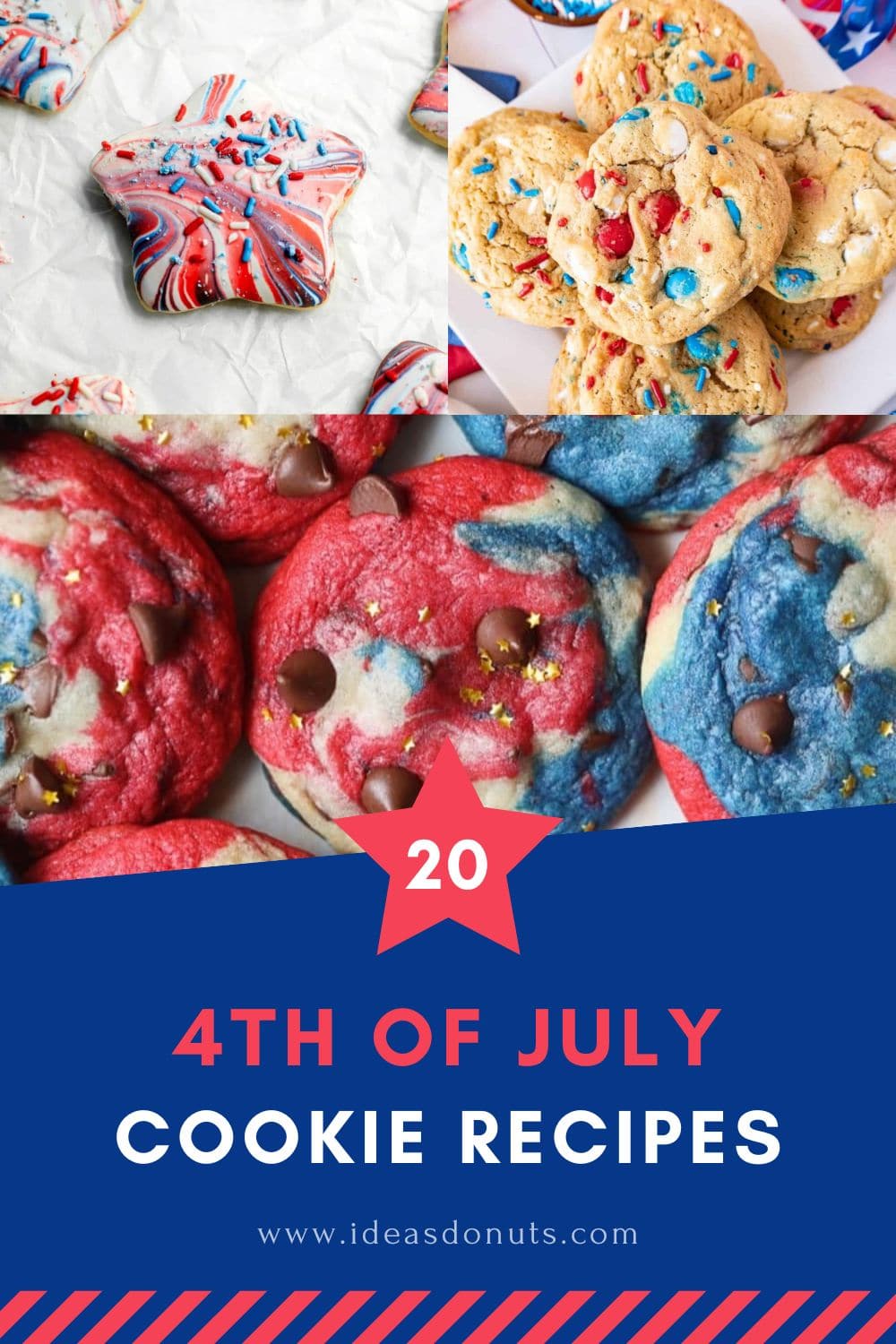 20+ 4th of July Cookie Recipes