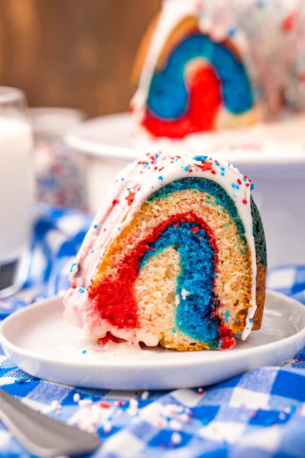 4th of July Bundt Cake