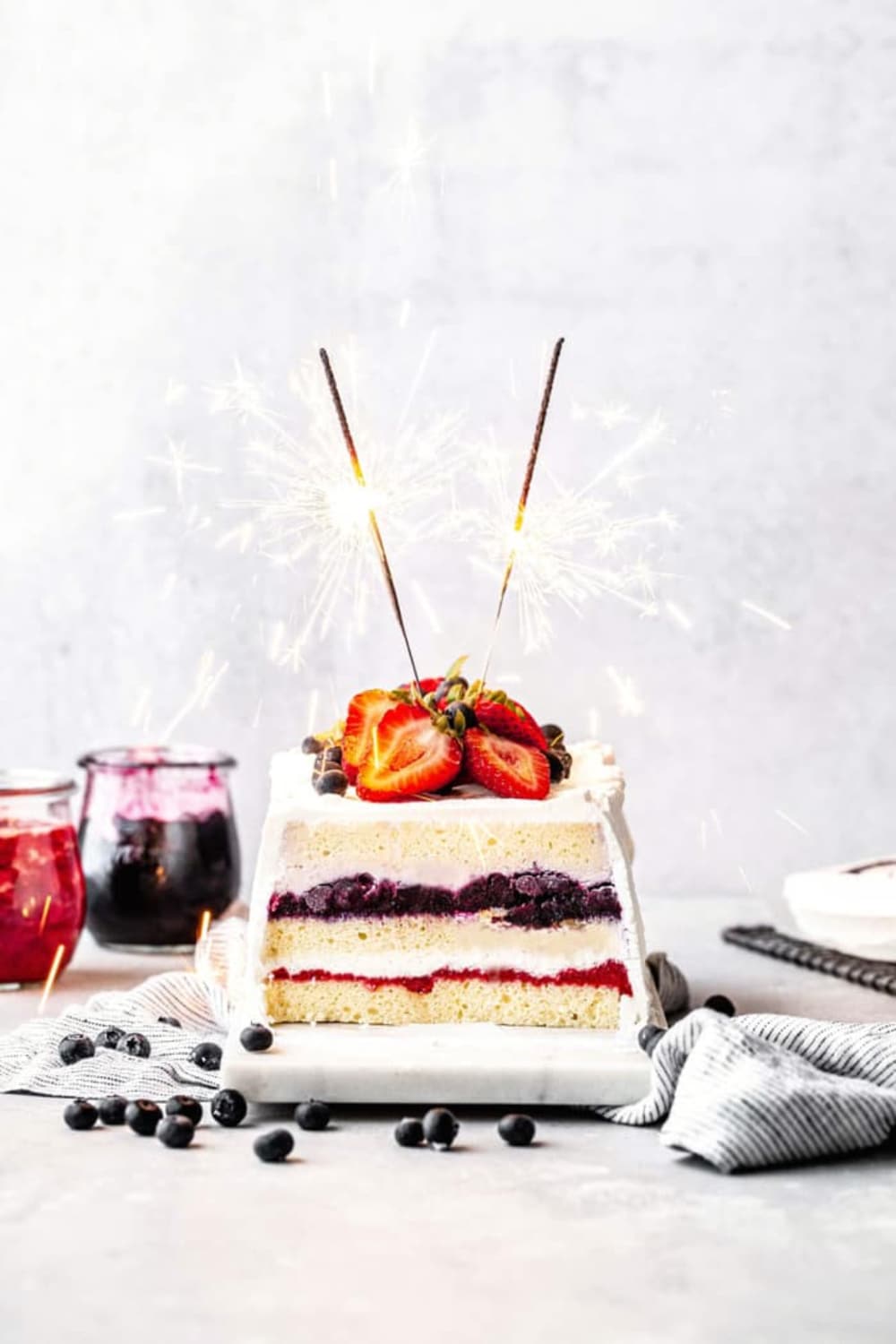 Berry Icebox Cake