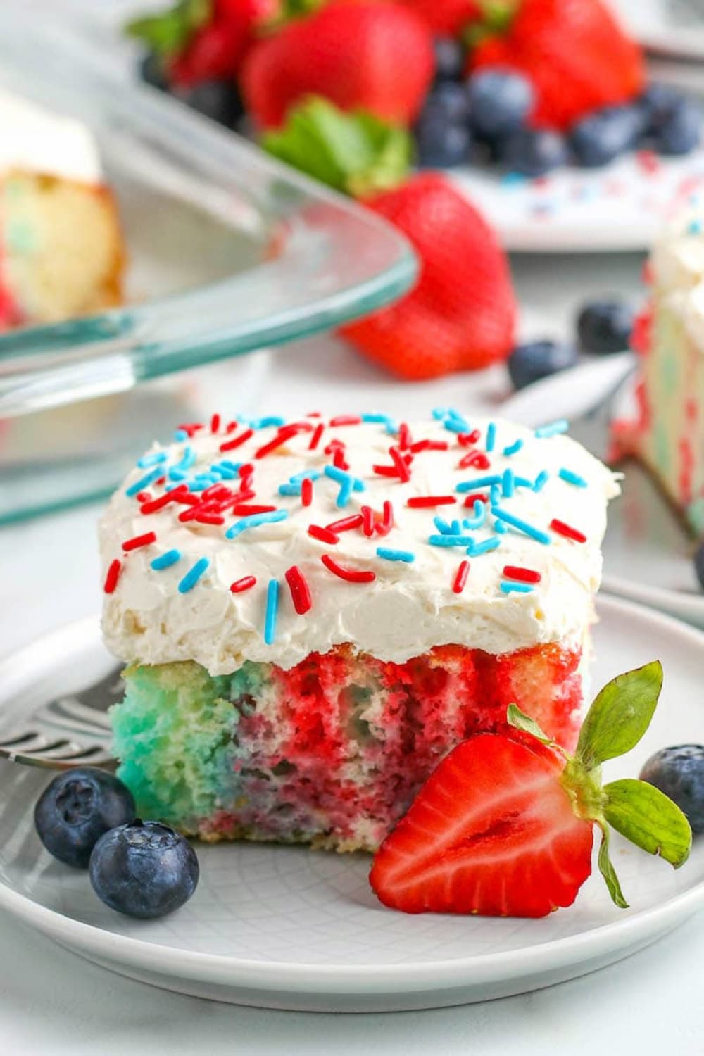 Easy 4th of July Cake