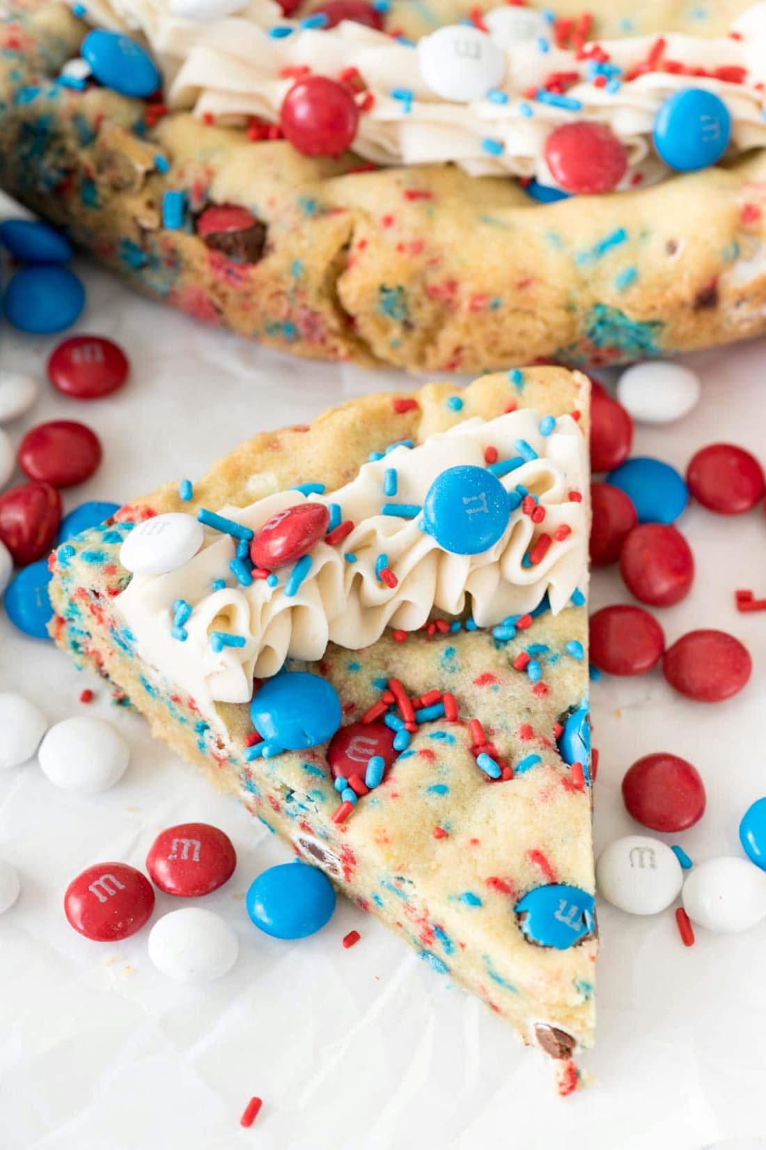 Fireworks Sugar Cookie Cake