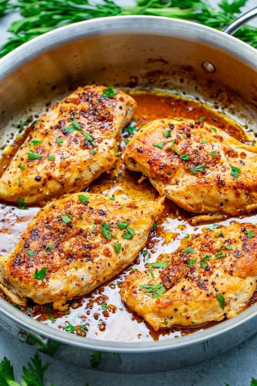 Poulet au beurre à l'ail