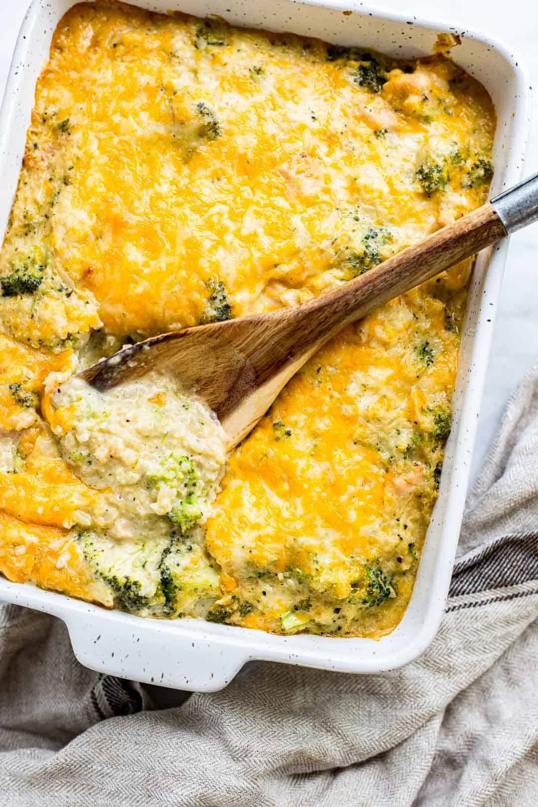 Casserole de brocoli au poulet Keto