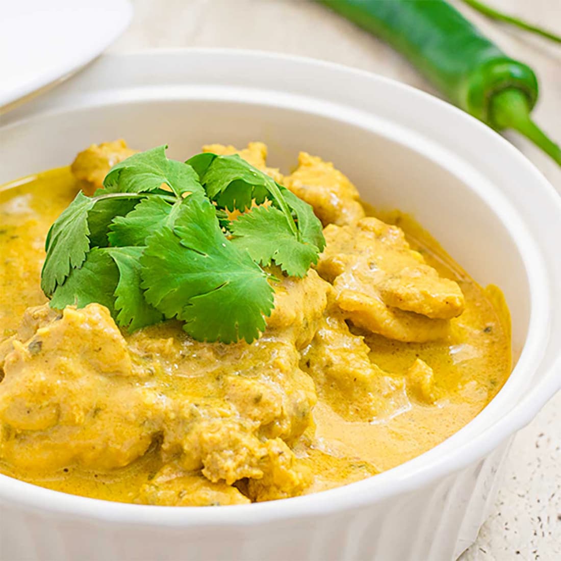 Curry de poulet céto